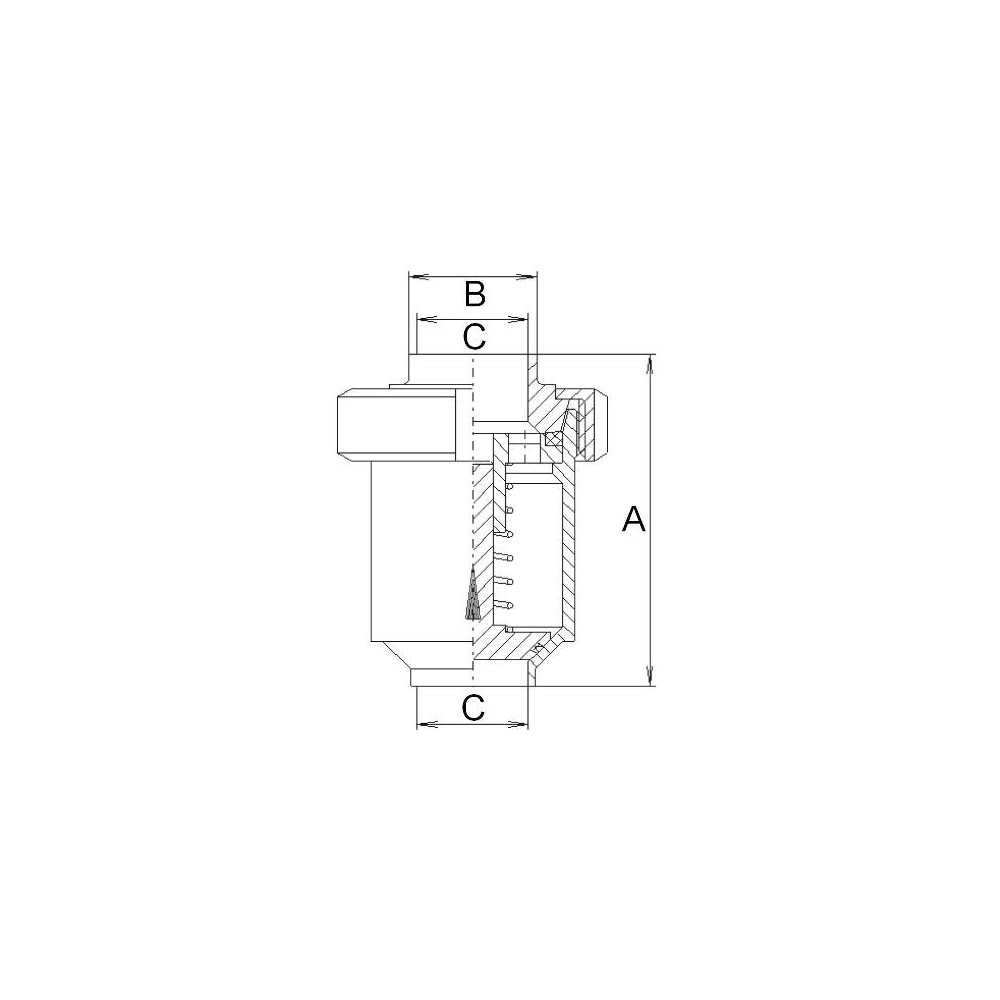 Nocado NRV DN65 W/W 316/NBR