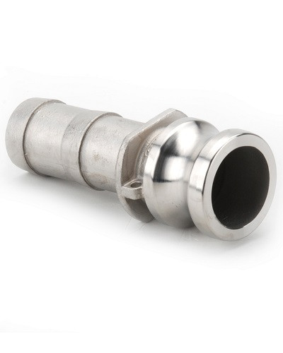 Złącze Camlock Typ E 1 1/4" króciec węża, stal 316