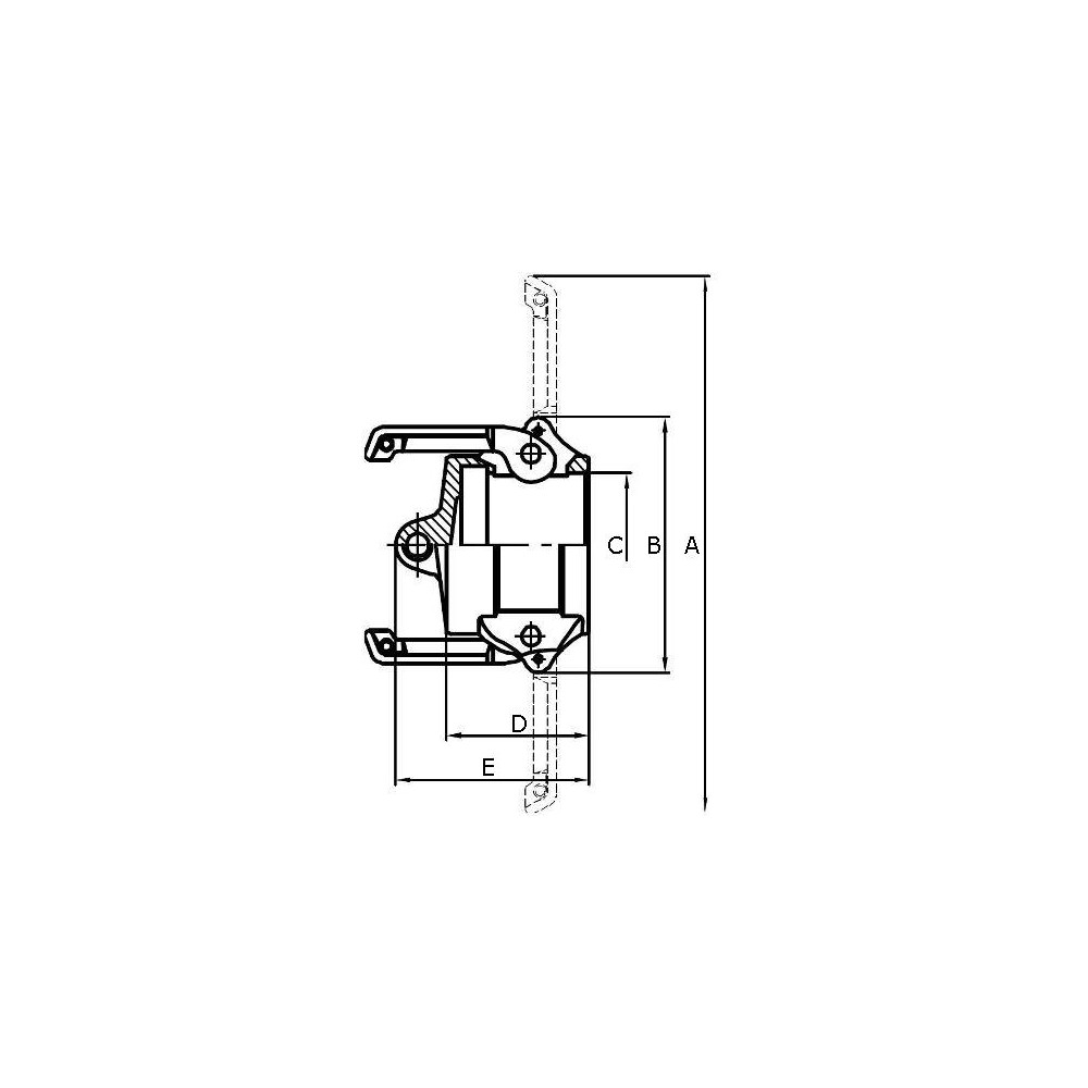 Złącze Camlock DC 3/4" 316