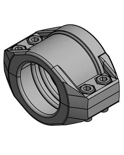 Obejmy ze stali nierdzewnej 32x6 mm