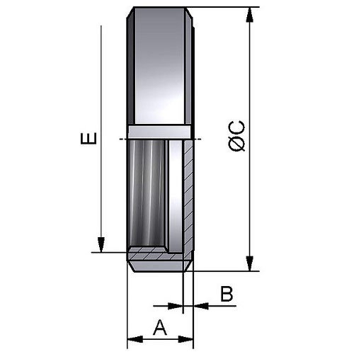 Nakrętka zaślepiająca NUt 11851 DN502" 304