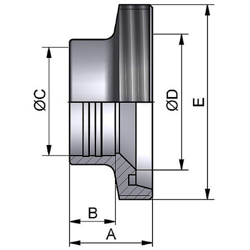 Rozszerzający się element męski DN8065 304 P