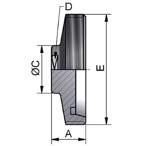 Półfabrykat męski DN15 304