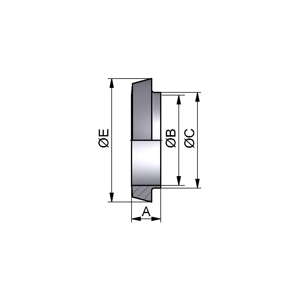 Króciec spawalniczy DN65 304 P