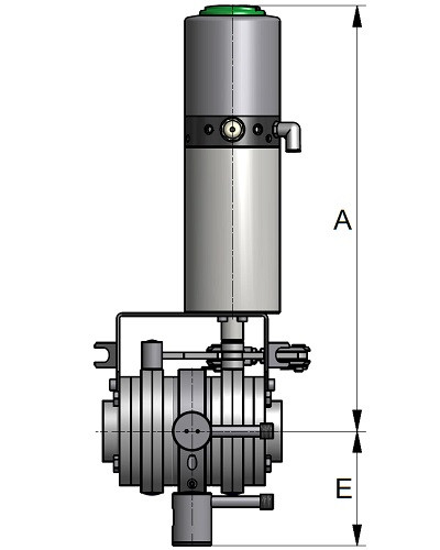 Zawór upustowy DN25 2LV 304 AS+T EP