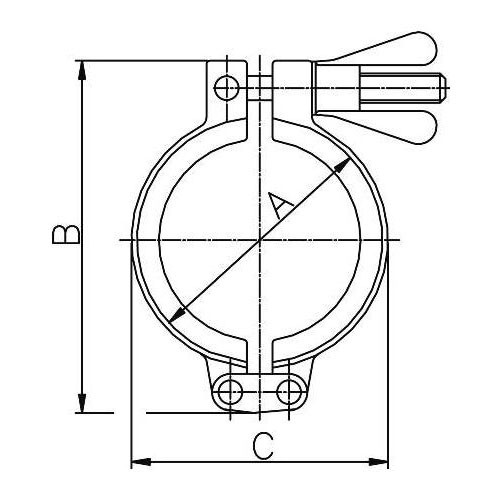 Zacisk Heavy Duty Fl. 25.0mm