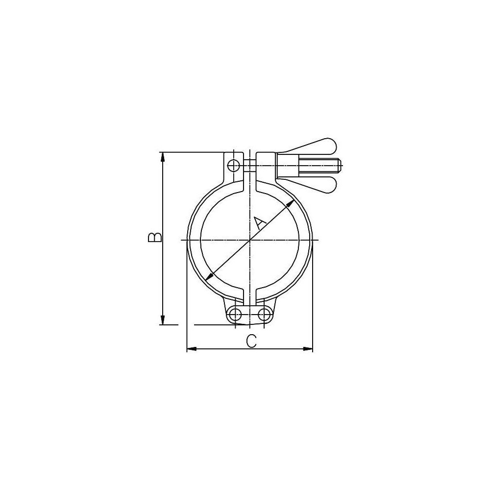 Zacisk Heavy Duty Fl. 119.0mm