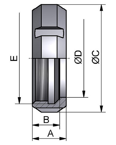 Nakrętka okrągła SMS 2.5" 304