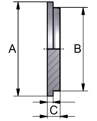 SMS Blank Liner 2.5" 316L