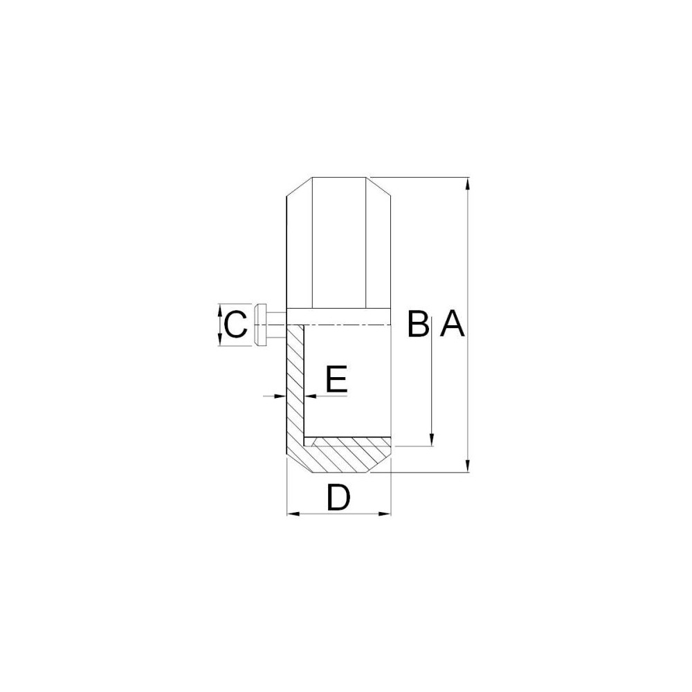 Nakrętka zaślepiająca SMS Blank Nut 4" Rd125 304