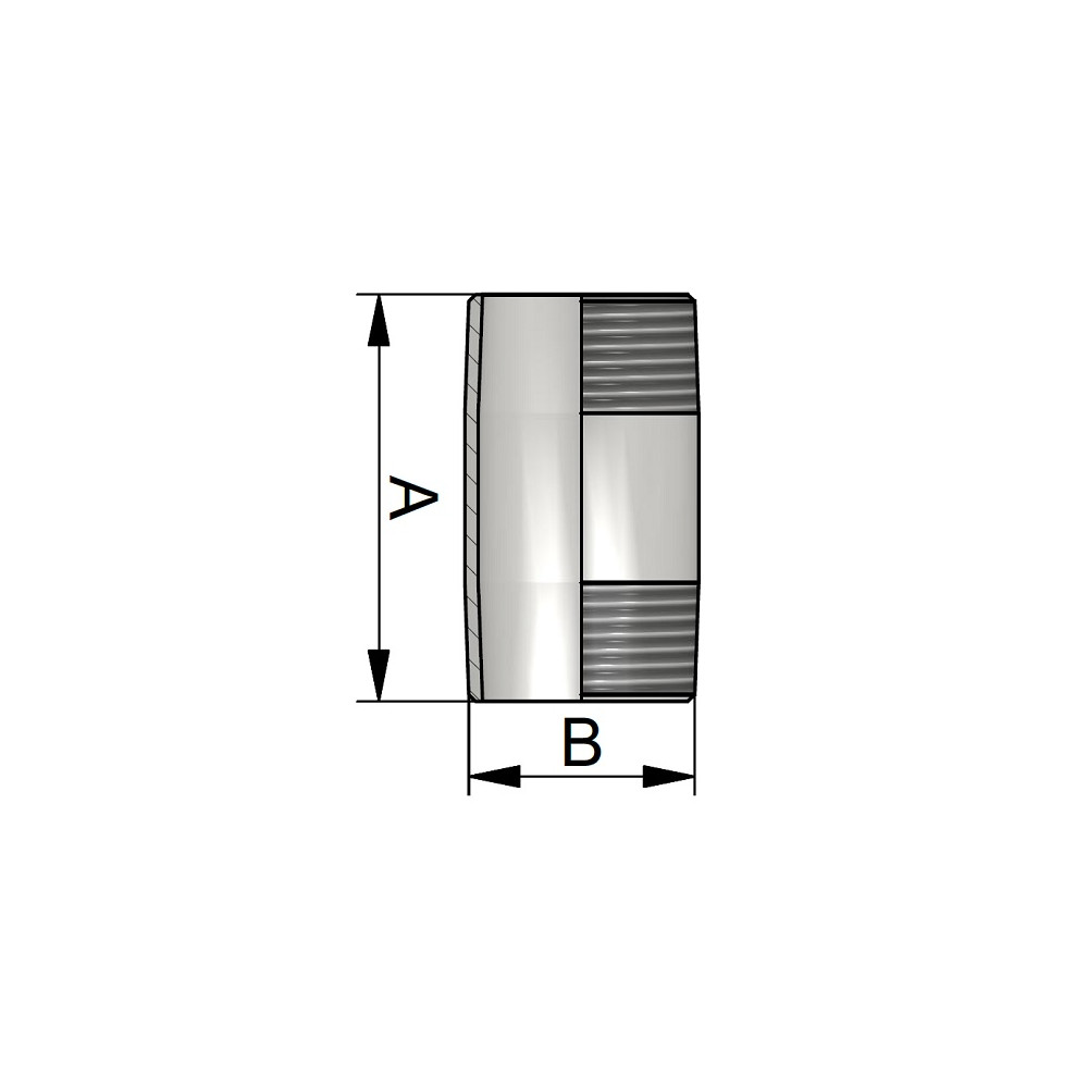 Złączka beczkowa 1.1/2" 316