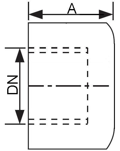 Zaślepka okrągła 4" 316