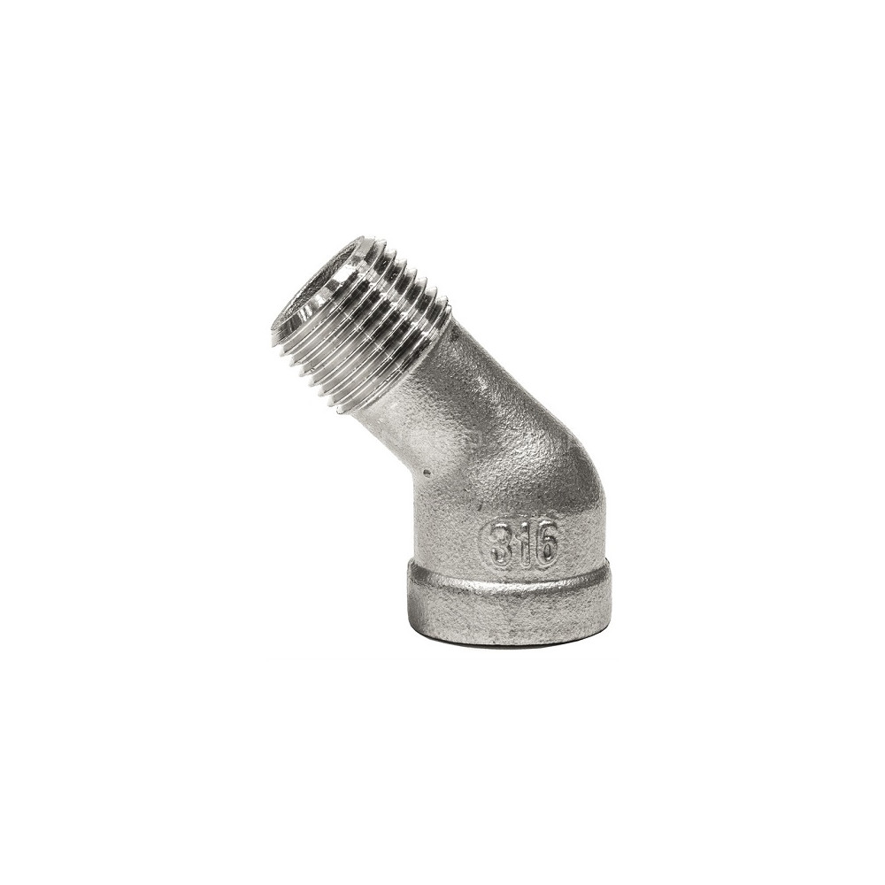 Kolano 45° 1 1/4" BSP m/f 316