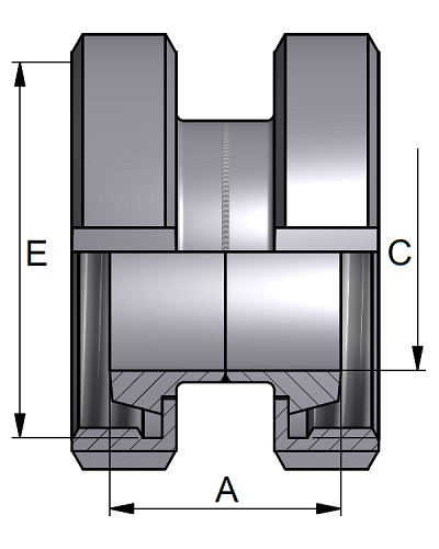 Złącze L/L 13,0 x 1,5mm 304P