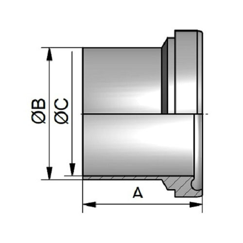 Wkładka DN20 (DIN11864) 0.8