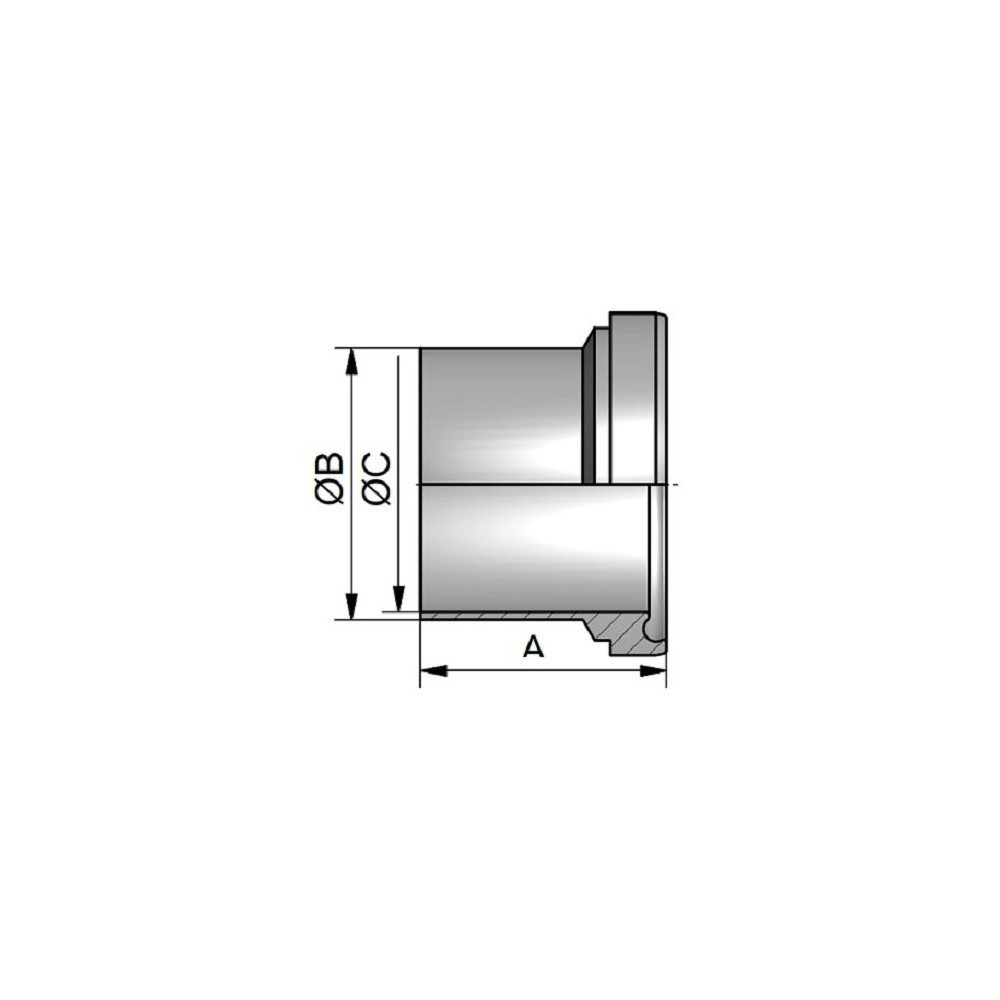 Wkładka DN10 (DIN11864) 0.8