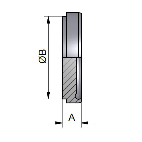 Aseptyczna zaślepka DN40