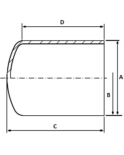 Dekiel spawany 63.50 x 1.65 SF1