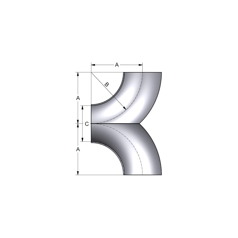 Trójnik Y 29,0 x 1,5mm 304M