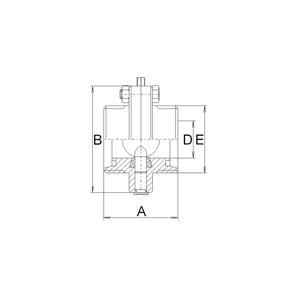 NOCADO 2" M/M 304P WH EPDM