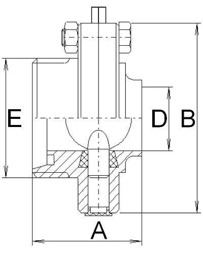 NOCADO 4" W/M 304P WH EPDM