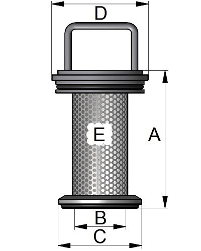 Filtr siatkowy DCF DN40 304/EP 2.0