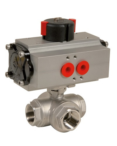 3drogowy zawór kulowy Tport 1/4" D/D LF