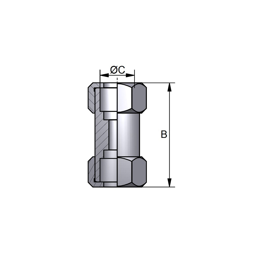 Element pośredni Poziom Ind. DN20 316 P