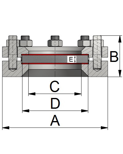 Wziernik DIN28120  DN100/16