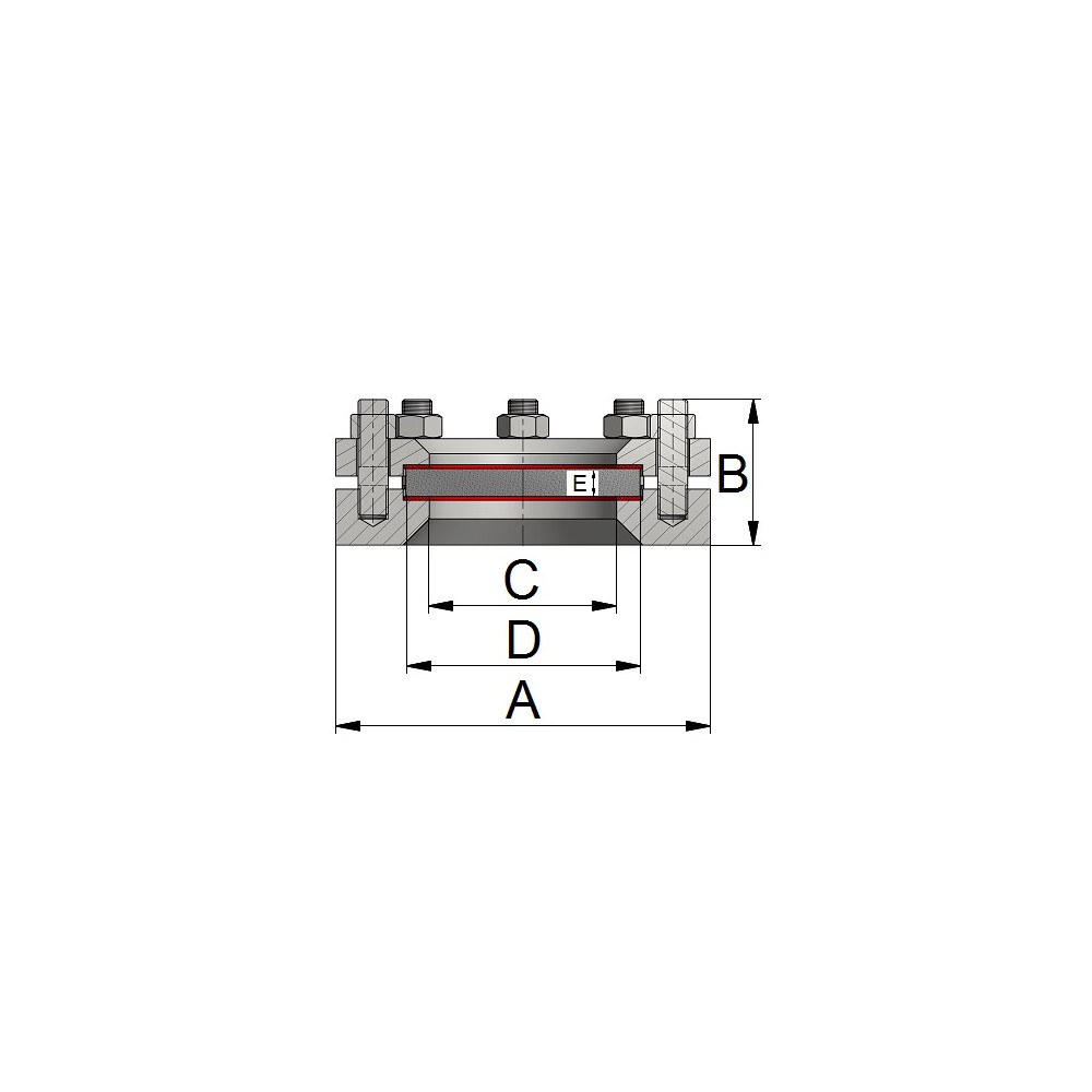 Wziernik DIN28120  DN150/16