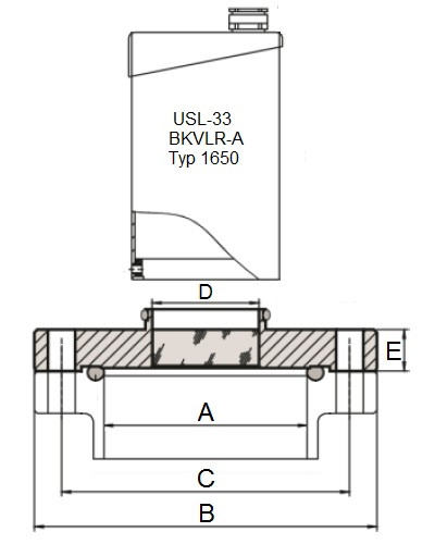 Adapter 1650 DN65 (118642) BF