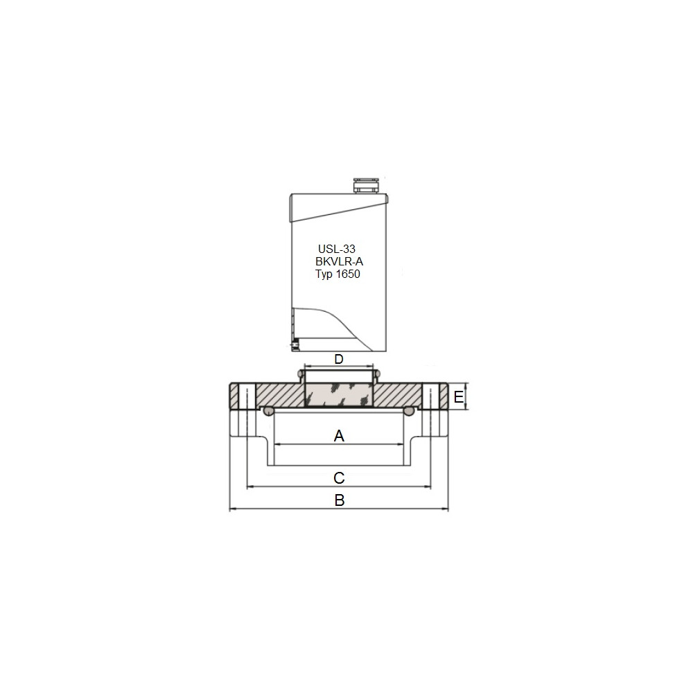 Adapter 1650 DN65 (118642) BF