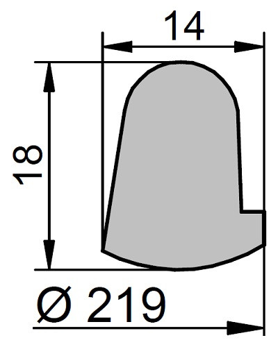 Uszczelka G/P200 SILIKONOWA