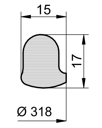 Uszczelka GTR300 (102010) VITON