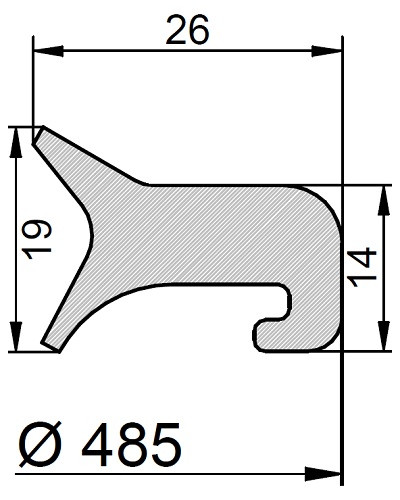 Uszczelka G/T450 3A EPDM