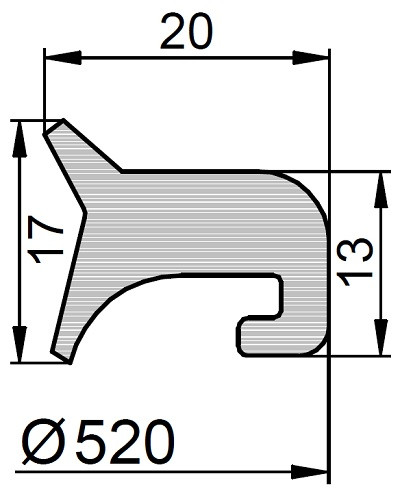 Uszczelka G/T500 3A NBR