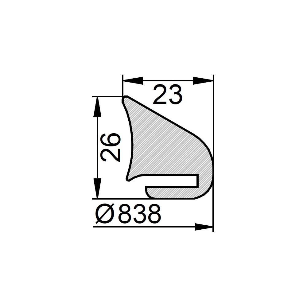 Uszczelka G/800 EPDM