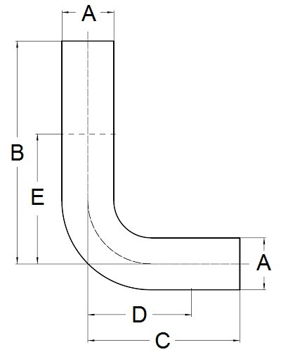 Kolano 90° M/M 15