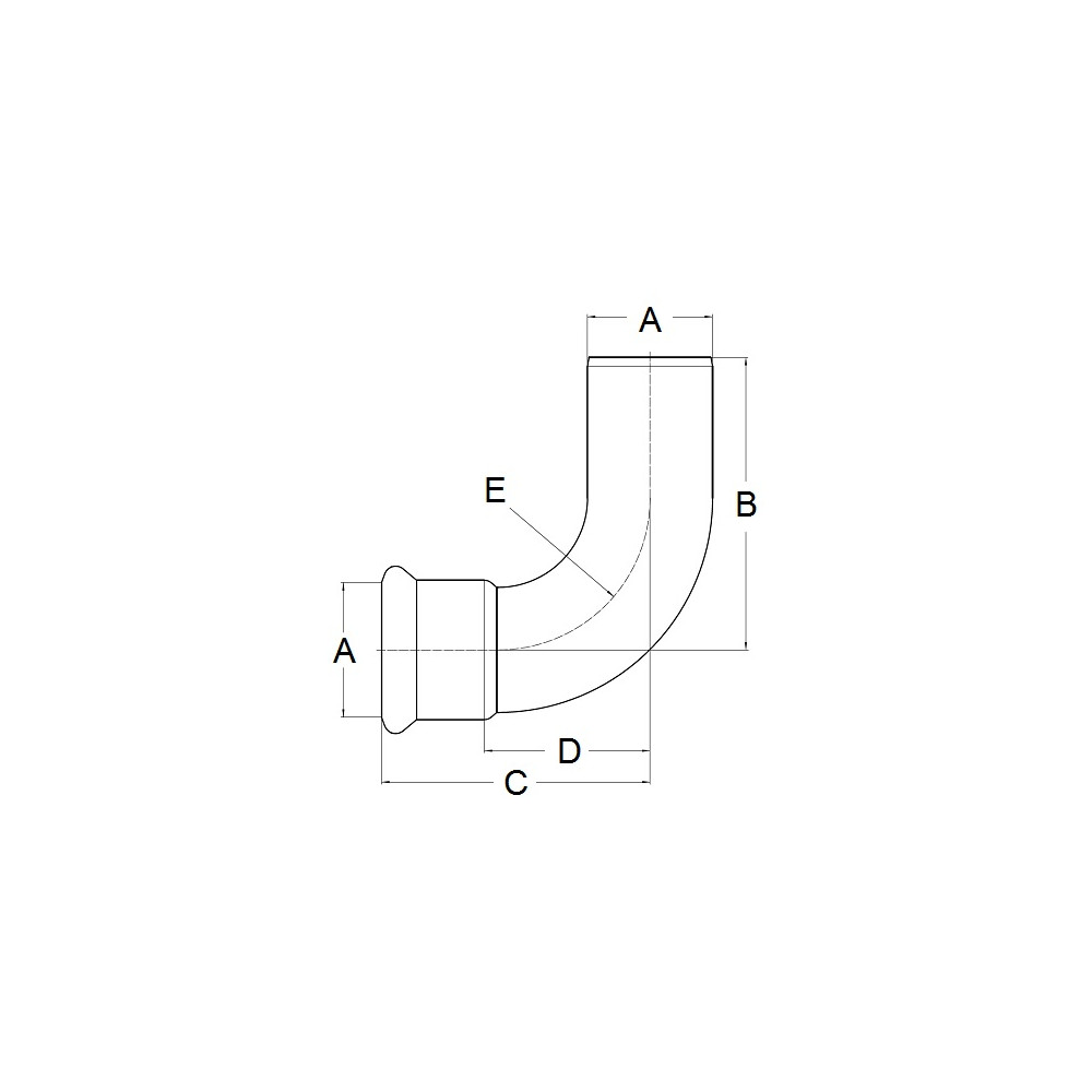 Kolano 90° P/M 42