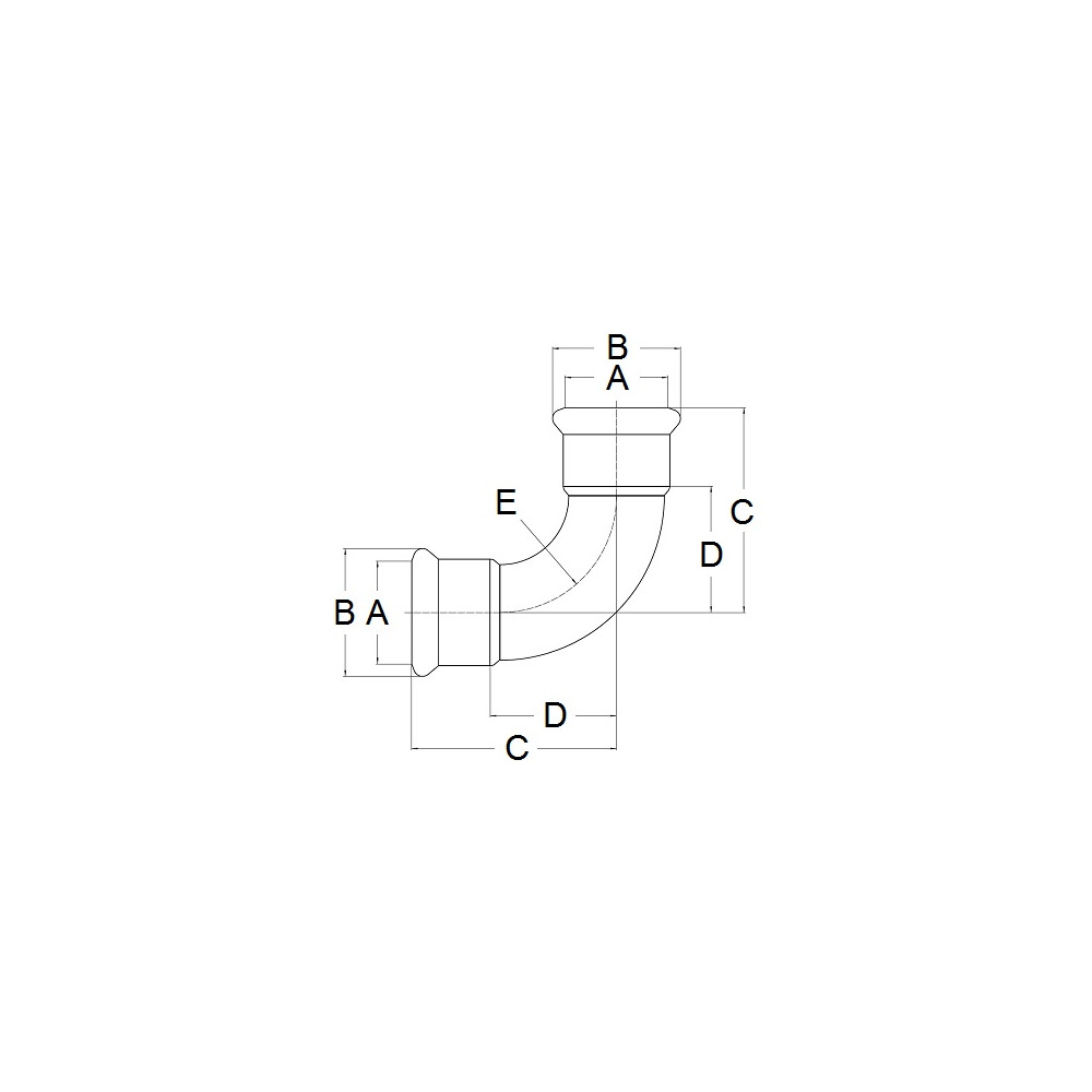 Kolano 90° P/P 42