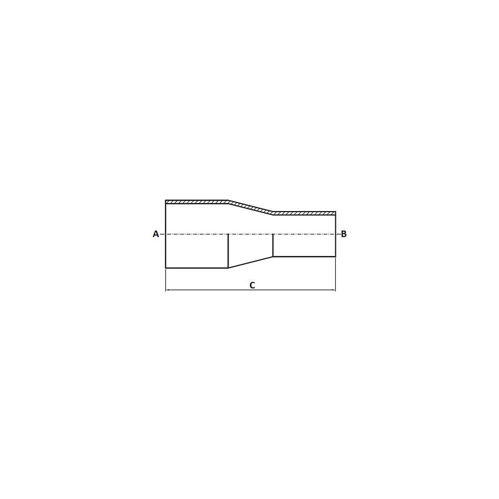 Redukcja koncentryczna 38,1x25,4 316 SF1