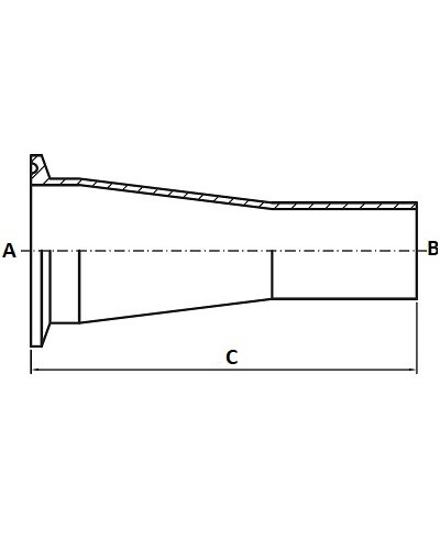 Redukcja Koncentryczna 19,05 x 12,7 316 SF1