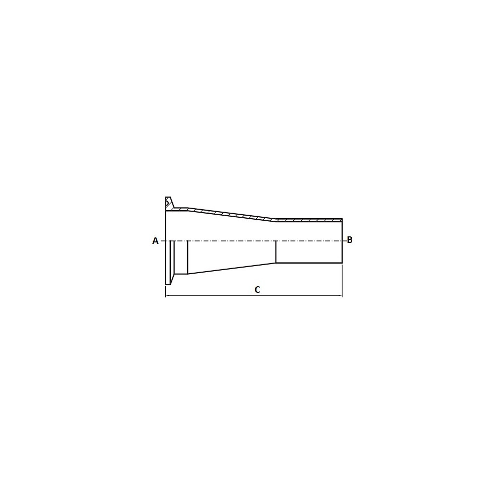 Redukcja Koncentryczna 38,1 x 25,4 316 SF1