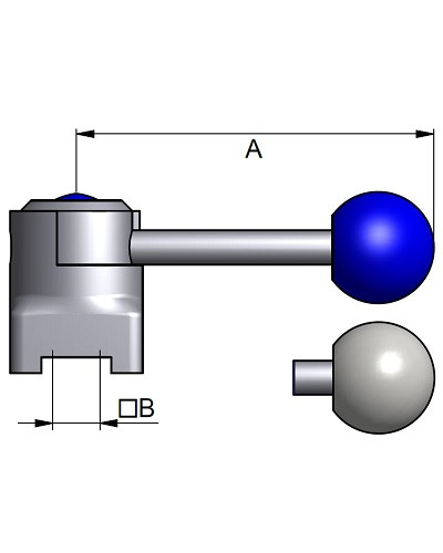 Uchwyt SS/PLS DN65DN100