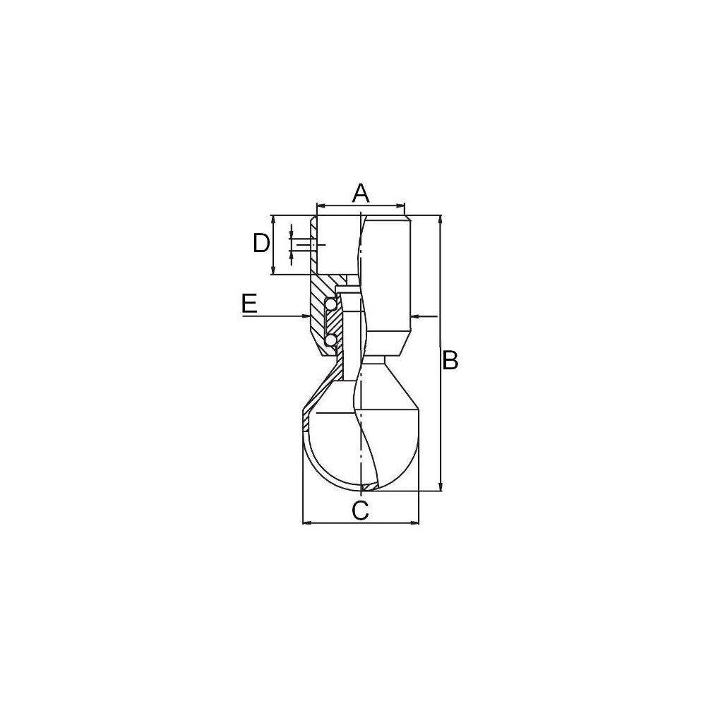 AWH Tanko S50180°D 41.5 316L