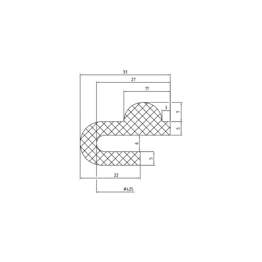 Uszczelka 340x440 EPDM