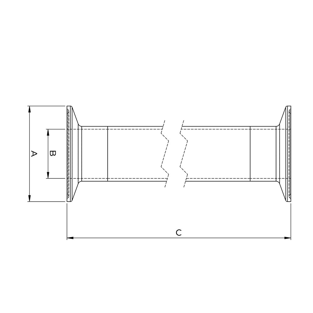 Wąż SS 3/4 L2500mm 34/34