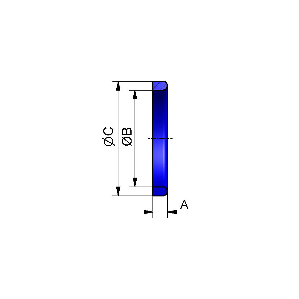 Uszczelka 11851 DN40x8 EPDM