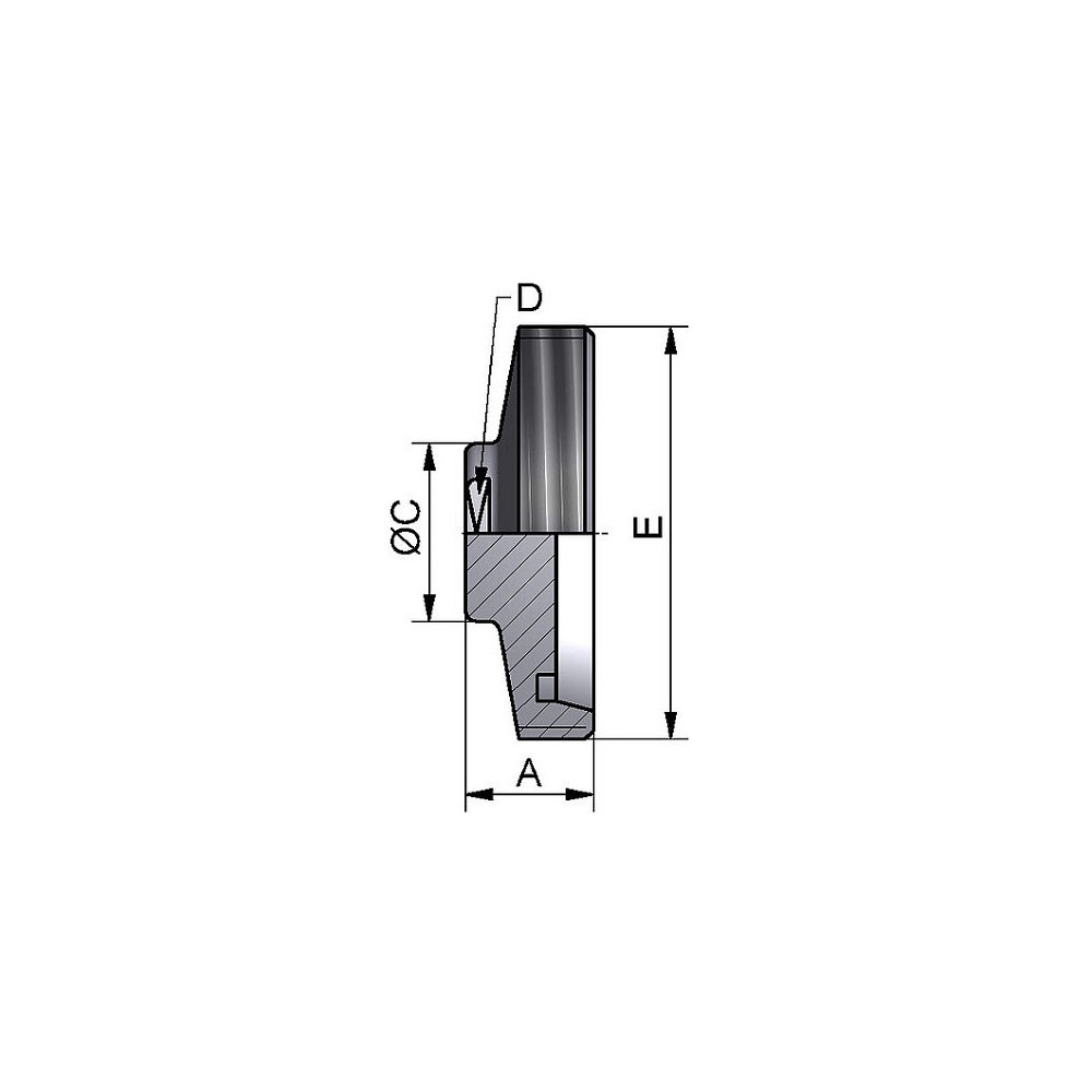 Półfabrykat męski DN40 316