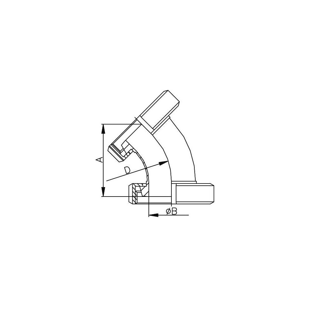 Kolano 45° LL DN80 316P